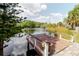 Dock with a lake view at 5771 Catskill Rd, Holiday, FL 34690