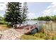 Dock with a waterfront view at 5771 Catskill Rd, Holiday, FL 34690
