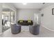 Contemporary living room offering sleek furnishings and an abundance of natural light at 7482 Winter St, Brooksville, FL 34613