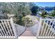 Backyard view from a raised deck leading to the water with direct boat access at 6801 Nowiki Ave, Hudson, FL 34667