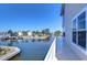 Balcony view overlooking the canal and neighborhood at 6801 Nowiki Ave, Hudson, FL 34667