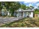Charming single story home with attractive landscaping, a red front door and covered entry at 1101 N Betty Ln, Clearwater, FL 33755