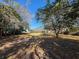 Wooded backyard with screen pool providing a calm and shaded natural retreat at 12242 Greenwood St, Brooksville, FL 34613