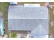 Aerial view of roof, showing condition and the surrounding lot at 3736 Sail Dr, New Port Richey, FL 34652
