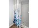 Bathroom featuring a shower with decorative curtain and a white shower stall at 13289 Joy Path, Brooksville, FL 34601