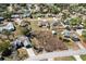 Aerial view of residential neighborhood, showcasing the property's location and proximity to nearby homes at 13419 Banner Rd, Spring Hill, FL 34609