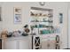 Elegant display cabinet showcasing decorative items, adding a touch of sophistication and personality to the living space at 13419 Banner Rd, Spring Hill, FL 34609