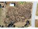 Aerial view of vacant lot, showing the plot dimensions within the surrounding neighborhood at 13419 Banner Rd, Spring Hill, FL 34609