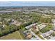 An aerial view of the home with a beautiful tree line in the Heritage Pines community at 18325 Whitacre Cir, Hudson, FL 34667