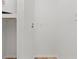 This compact laundry room provides space for side by side washer and dryer at 3403 Holly Springs Dr, Hernando Beach, FL 34607