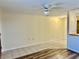 Spacious living room with tile flooring and ceiling fan at 4912 Getner St, New Port Richey, FL 34652
