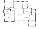 Detailed floor plan showing the layout of the home including bedrooms, living room, and kitchen at 5830 34Th N Ave, St Petersburg, FL 33710