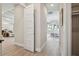 Hallway view leading to the main bedroom and living spaces at 6452 Summit View Dr, Brooksville, FL 34601
