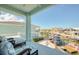 Scenic balcony view of the waterfront community with boats docked along the canal at 6613 Josie Ln, Hudson, FL 34667