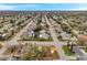 Expansive aerial view of a residential neighborhood with tree-lined streets and homes at 9220 Saint Regis Ln, Port Richey, FL 34668