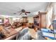 Inviting living room with hardwood furniture and open layout at 9220 Saint Regis Ln, Port Richey, FL 34668