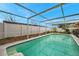 Relaxing screened pool area offering a private oasis and a refreshing escape in your own backyard at 9220 Saint Regis Ln, Port Richey, FL 34668