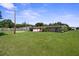 Large, well-maintained backyard with lush green grass, perfect for outdoor activities and enjoying nature at 12757 Circle Lake Dr, Hudson, FL 34669