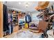 This spacious closet features custom storage for clothes, handbags and shoes at 12757 Circle Lake Dr, Hudson, FL 34669