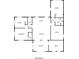Detailed floor plan of a 1950 sq ft home, showcasing the layout of the bedrooms, bathrooms, kitchen, and living areas at 12757 Circle Lake Dr, Hudson, FL 34669