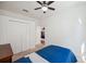 Well-lit bedroom with a large closet for ample storage at 1801 Loch Haven Ct, Trinity, FL 34655