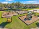 Enjoy the community playground and covered bench area in a manicured and maintained green space at 1801 Loch Haven Ct, Trinity, FL 34655