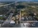 Aerial view of the neighborhood with water access for boats. Also shown is the community at 5050 Limestone Dr, Port Richey, FL 34668