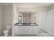 Bathroom featuring a dual sink vanity and toilet at 7292 Sherman Hills Blvd, Brooksville, FL 34602