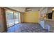 Dining area with sliding glass doors leading to the pool at 1414 Grand Blvd, Holiday, FL 34690