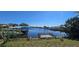 Waterfront view of the canal from property at 1414 Grand Blvd, Holiday, FL 34690