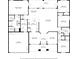 Detailed floor plan showcasing the layout of the property, including room dimensions and key features at 5139 Jenson Ave, Spring Hill, FL 34608