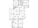 Detailed floor plan showcasing the layout of the home, including room dimensions and placement at 5345 Carlton Rd, New Port Richey, FL 34652