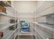 Spacious pantry with ample shelving, ideal for organized storage and easy access at 6470 Summit View Dr, Brooksville, FL 34601