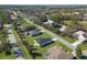 Community aerial showcasing a tranquil neighborhood layout, close to green spaces and community amenities at 8828 Mississippi Run, Weeki Wachee, FL 34613
