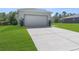 Home with a two car garage and long driveway at 8828 Mississippi Run, Weeki Wachee, FL 34613