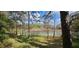 Picturesque pond with lily pads and surrounding trees, creating a beautiful, natural vista at 17932 Wendy Sue Ave, Hudson, FL 34667