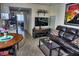Comfortable living area with open access to the kitchen and dining spaces at 20857 Haulover Cv # B15, Lutz, FL 33558