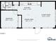 Floorplan of first level showing layout of bathroom, kitchen, living room, dining area and bedroom at 291 115Th Ave, Treasure Island, FL 33706