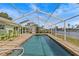 Inviting in-ground pool with screened enclosure overlooking the canal at 3328 Gulfview Dr, Hernando Beach, FL 34607