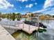 Picturesque waterfront view with private dock, perfect for boating and relaxation at 3344 Gardenia Dr, Hernando Beach, FL 34607