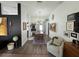 Inviting dining area with contemporary lighting, stylish decor, and ample natural light at 5801 65Th N Ter, Pinellas Park, FL 33781