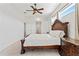 Spacious bedroom with high ceilings and ornate wood furnishings at 6413 Emerson Rd, Brooksville, FL 34601
