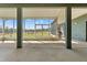 The screened-in patio is perfect for entertaining outdoors and provides views of the large backyard at 6413 Emerson Rd, Brooksville, FL 34601