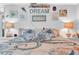 Charming bedroom featuring a bed with an octopus design, complemented by whimsical decor and matching lamps at 7353 Banner St, New Port Richey, FL 34653
