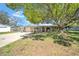 Charming home exterior with a well-manicured lawn and mature tree at 7353 Banner St, New Port Richey, FL 34653