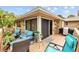 Outdoor deck featuring comfortable seating and an outdoor grill perfect for entertaining and relaxing at 1002 Caravel Ct, Tarpon Springs, FL 34689