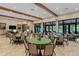 Spacious community room with ample seating arrangements with tables and a lounge area for gatherings at 3130 Forsythia Dr, Odessa, FL 33556