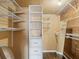 Organized closet featuring shelving and drawers at 3730 Sail Dr, New Port Richey, FL 34652