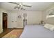 Comfortable main bedroom with a large window and closet at 4048 Orient Dr, Hernando Beach, FL 34607