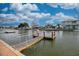Waterfront property features private dock and serene canal views, perfect for boating enthusiasts in a tranquil neighborhood at 4048 Orient Dr, Hernando Beach, FL 34607